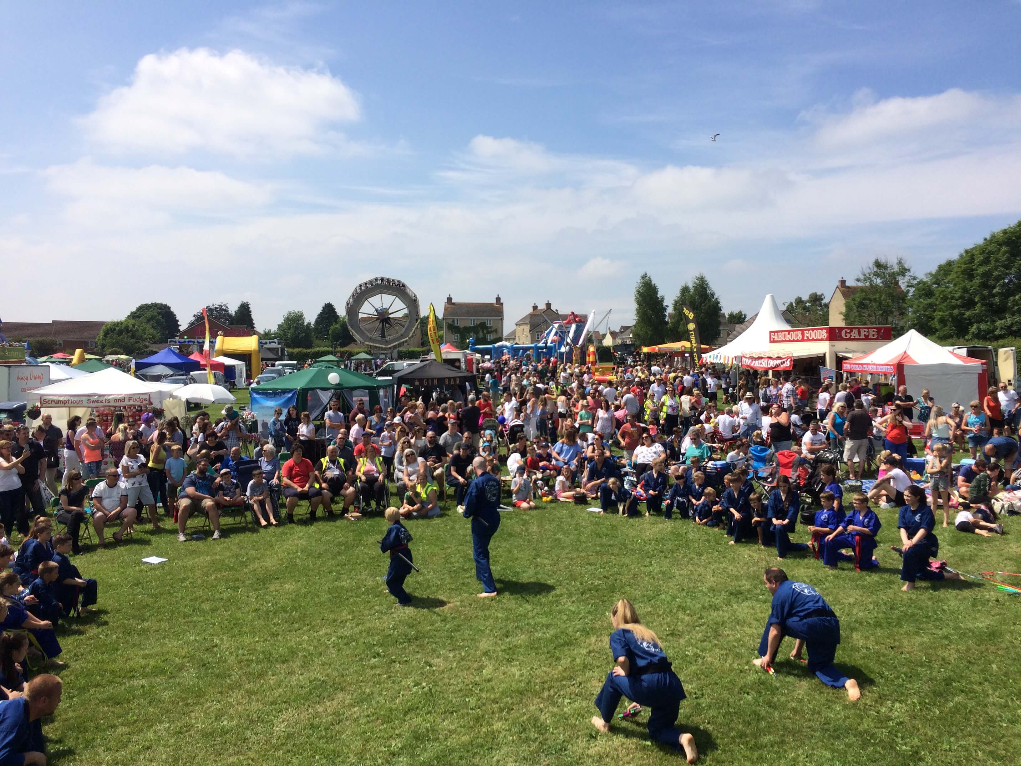 Almost 3,000 people turn out for Peasedown’s 10th Annual Party in the Park Festival