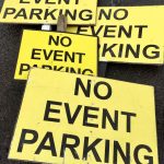 ‘No Event Parking’ Signs